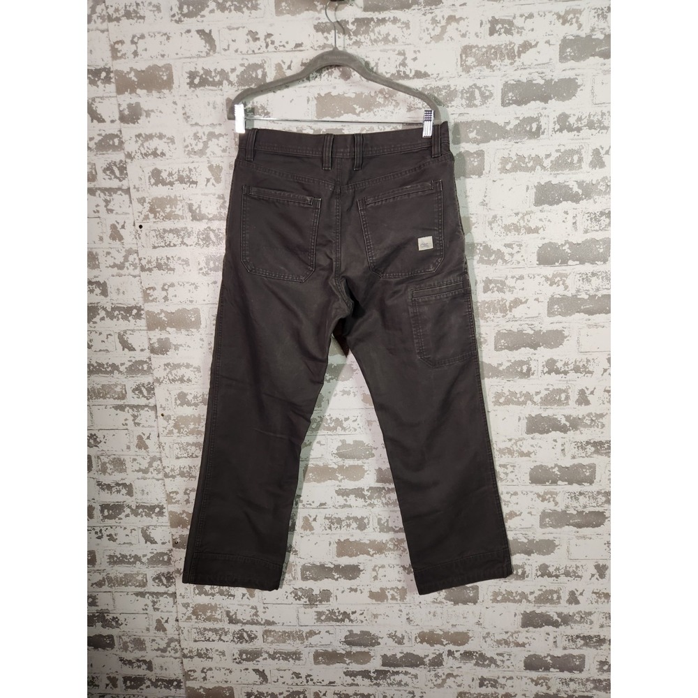 Eddie Bauer Canvas Carpenter Pants Mens 32x30 Grey Workwear Gorpcore Utility